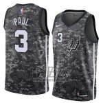 Camiseta San Antonio Spurs Brandon Paul NO 3 Ciudad 2018 Gris