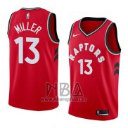Camiseta Toronto Raptors Malcolm Miller NO 13 Icon 2018 Rojo