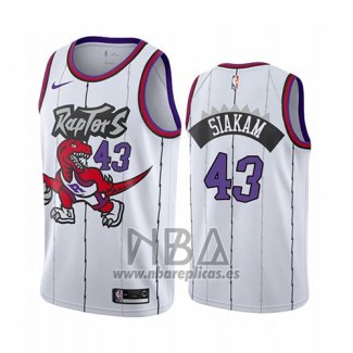 Camiseta Toronto Raptors Pascal Siakam NO 43 Classic 2019-20 Blanco