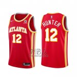Camiseta Atlanta Hawks De'Andre Hunter NO 12 Icon 2020-21 Rojo