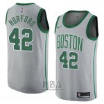 Camiseta Boston Celtics Al Horford NO 42 Ciudad 2018 Gris