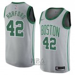 Camiseta Boston Celtics Al Horford NO 42 Ciudad 2018 Gris