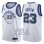 Camiseta Golden State Warriors Draymond Green NO 23 Hardwood 2017-18 Blanco