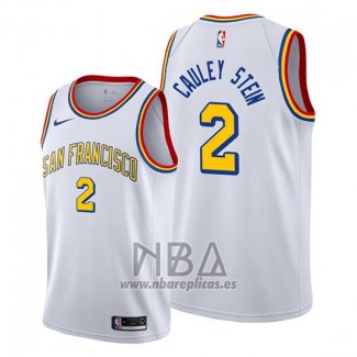 Camiseta Golden State Warriors Willie Cauley-Stein NO 2 Classic Edition Blanco