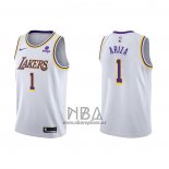 Camiseta Los Angeles Lakers Trevor Ariza NO 1 Association 2021-22 Blanco