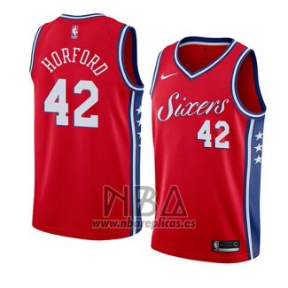 Camiseta Philadelphia 76ers Al Horford NO 42 Statement 2019-20 Rojo