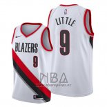 Camiseta Portland Trail Blazers Nassir Little NO 9 Association 2019-20 Blanco