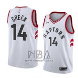 Camiseta Toronto Raptors Danny Green NO 14 Association 2018 Blanco