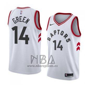 Camiseta Toronto Raptors Danny Green NO 14 Association 2018 Blanco
