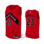 Camiseta Toronto Raptors Fred Vanvleet NO 23 Icon 2020-21 Rojo