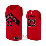 Camiseta Toronto Raptors Fred Vanvleet NO 23 Icon 2020-21 Rojo