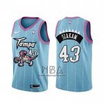 Camiseta Toronto Raptors Pascal Siakam NO 43 Ciudad 2020-21 Rosa Azul