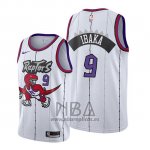 Camiseta Toronto Raptors Serge Ibaka NO 9 Classic Edition 2019-20 Blanco