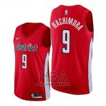 Camiseta Washington Wizards Rui Hachimura NO 9 Earned 2019-20 Rojo