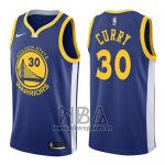 Nike Camiseta Golden State Warriors Stephen Curry NO 30 2017-18 Azul